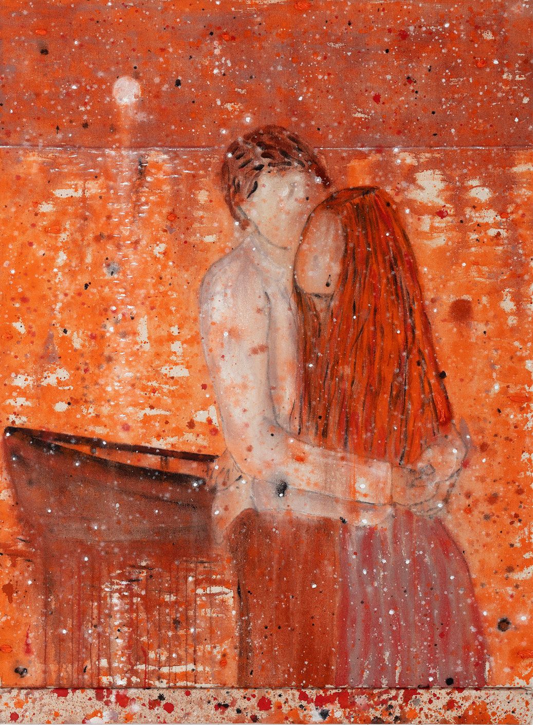 René Holm, “Things I See”, 95x70 cm, pigment og olie på lærred, 2022